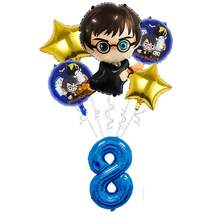 Warner Bros Harry Potter Themed Wizard Birthday Balloon Set, 1-9 Number Balloons Suitable For Magic Party Supplies - Cartoon Balloons - View 9