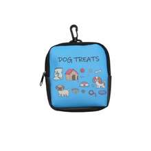 VINCAN Bolsa para golosinas de perro con patrón lindo, con gancho y cremallera, bolsa de entrenamiento para mascotas de poliéster duradero, bolsa portátil para almacenar comida de perro para entrenamiento de cachorros y paseos al aire libre, accesorio esencial para dueños de perros - Multicolor - Ver 14
