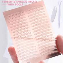 180pcs Invisible Eyelid Tapes With Tools - Designed For Nighttime Sleep - Ultra-Thin & Comfortable - Invisible & Natural - Seamless Fit - Strong Support - Suitable For Beginners - Can Be Used With Cosmetics, Makeup Tools, Gifts, Women's Gifts, Christmas Gifts, Giveaways, Travel Supplies, Bargain Items, Travel Essentials - Multicolor - View 12