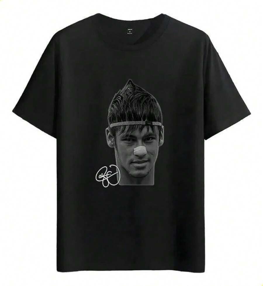 Muscle Freaks Junior Player Football Style T-Shirt - 黑色 - 查看 1