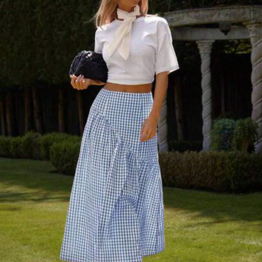 Women Midi Dresses - 藍色的 - 查看 1
