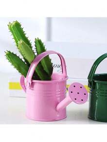 1pc Small Metal Gardening Floral Sprayer, Mini Watering Can - Multicolor - View 6