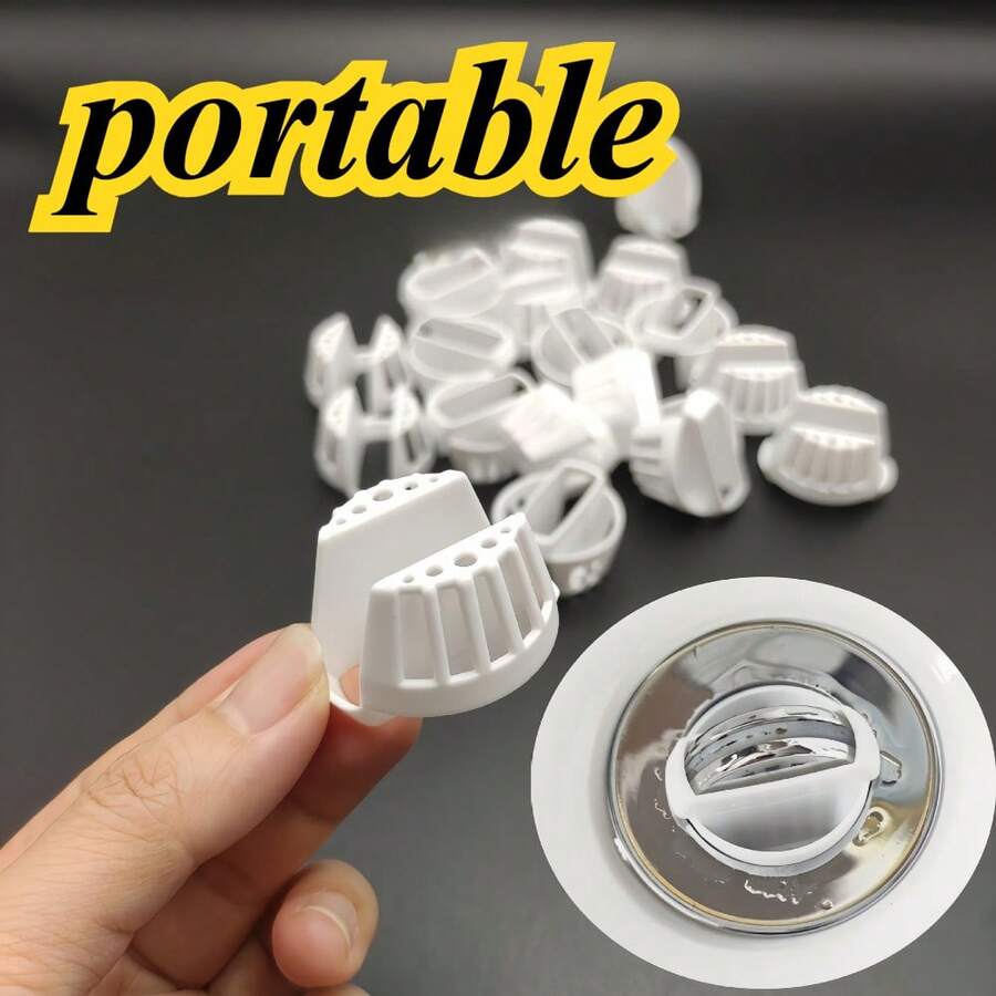 1/10個新款水槽塞子，洗臉盆濾水器，可用塑料排水過濾器，適用於浴室水槽，防堵塞毛髮捕捉器，安裝簡單，浴室排水管塞，方便維護工具，優質網狀結構