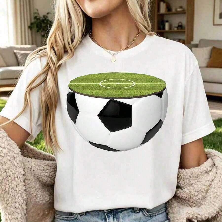 Camiseta Retro de Fútbol con Cinta de Bandera de la Copa del Mundo para Fanáticos - Blanco12 - Ver 1