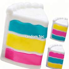 1個 2026新款 Schylling Needohs Needo Needo H Peace O Cake 創意逼真奶油蛋糕麥芽糖捏捏樂 壓力舒緩發洩玩具 柔軟滋潤慢回彈捏捏 - 生日禮物 - 節日禮物 - 完美禮物 - 彩色 - 查看 5