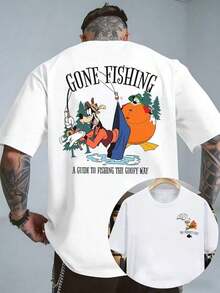 And Max T-Shirt, The Perfect Combination, Fishing T-Shirt From The Movie "A  Movie", A Guide To Fishing The  Way, Father's Day Gift For Dad - 白色 - 查看 6