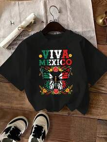 Camiseta de mujer para primavera y verano - Negro - Ver 1