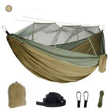 Hamac de survie pour le camping, hamac d'extérieur élégant avec sangles de fixation et boucles noires. - Hamac - AH - Voir 3