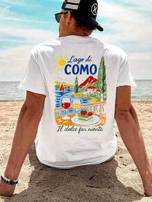 2026topsCasual Summer T-Shirt For Men - White - View 1