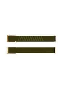 5.0 SuperKnit Luxe Watchband – Compatible With 5.0/MG – ECG Compatible, Performance Accessory For Health & Fitness Wearable – Premium Metals - Army Green - View 5