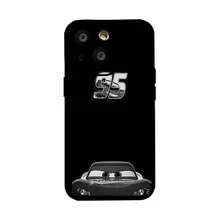 Tema de carreras de Silver Lightning McQueenfunda de teléfono Fundas compatibles con ,Apple,VIVO,OPPO,,, y Honor.Fabricadas en silicona TPU,ofrecen protección contra golpes y caídas.regalos para mamá - Negro - Ver 2