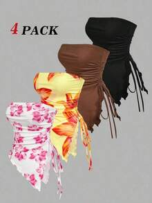 Women Sports Down Coats - Brown - View 1