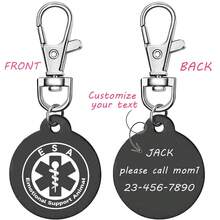 Personalisiertes ID-Anhänger - Individualisierter Name und Telefonnummer, Medizinisches Symbol Anti-Verlust Haustier Halsband Anhänger für Servicehunde, Personalisierter Haustier-ID-Anhänger - Individualisierter Name und Kontaktinformationen Anti-Verlust Haustier-Anhänger, Servicetier-Identifikationsanhänger, Individuell gestalteter Haustier-ID-Anhänger - Personalisierter Name und Kontaktinformationen Medizinisches Symbol Haustier Halsband Anhänger Geschenk, Personalisierter Anti-Verlust-Anhänger - Individualisierter Name und Telefonnummer Medizinisches Symbol Haustier Halsband Anhänger - Verschiedenfarbig - Übersicht 10