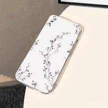 Fanahat-Funda para Teléfono - Diseño Exclusivo Premium de Glicina y Jazmín para Samsung A54/A53/A52 (A52S Universal) /A34(5G)/A14(5G)/S21/S22/S23/S23+/S23U y S24 Series A15/A35(5G)/A55(5G)/A25(5G) Última Serie S25 A16/A36/A56, Carcasa Blanda Antigolpes Minimalista de Moda - transparente - Ver 3