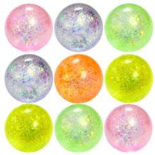 1/2/5/10 Stück Stressabbau-Schaumbälle für Erwachsene, bunte langsame Rückfederung Stressabbau-Spielzeug, weiche Memory-Gel-Sensorikbälle elastische Spielzeuge, Handübungsbälle, Geburtstagsgeschenk, zufälliger Stil und Farbe - Verschiedenfarbig - Übersicht 3