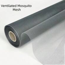 Summer Anti-Mosquito Window Screen Mesh, Self-Adhesive No-Drill Window Screen, Easy Home Installation - Grey Mesh With Grey Edges - View 5