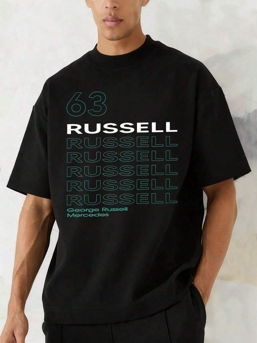 It Features An Abstract Design With Repeating Geometric Figures In Turquoise And Green Tones, Evoking The Calm And Serenity Of The Ocean. A Modern And Relaxing Pattern Perfect For Expressing Your Individuality. Men's T-Shirt, 100% Cotton, Comfortable And Cool Garment Ideal For Everyday Wear. - 黑色 - 查看 1