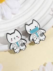 Cute Nurse Brooch, Nurses Day Ladies Accessories, Perfect Gift - Multicolor - View 7