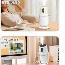 INSE 미니 가습기 차량용 휴대용 저소음 초음파 LED 무드등 탁상용 가습기 - Mist - 보기 8