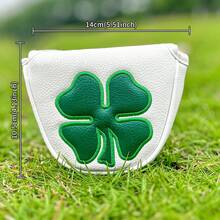 Funda para cabeza de palo de golf y funda para putter con diseño de trébol de cuatro hojas - Accesorio protector duradero y divertido para amantes del golf y entusiastas del juego | Perfecto para uso diario - Multicolor - Ver 11