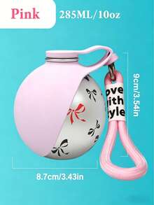 Bình nước cho chó cầm tay chống rò rỉ 285ml, bình phân phối nước uống cho thú cưng, đồ dùng thiết yếu khi đi du lịch cắm trại, đồ dùng cho chó, đồ dùng cho chó con, đồ dùng cho mèo, 4th Of July, bình phân phối nước cho chó, bát uống nước cầm tay, bình nước đi dạo ngoài trời, đồ dùng thiết yếu khi đi du lịch, bình nước gấp gọn - Hồng - Xem 17