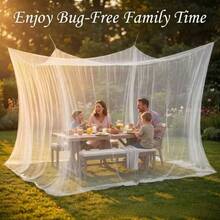 1pc Large Outdoor Camping Mosquito Net, High-Quality Anti-Mosquito Mesh, Ideal For Theme And Party Decor Screens, Perfect Gift For Indoor Bedroom Decor And Outdoor Camping - Multicolor - View 1