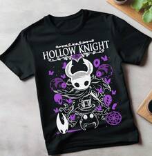 Camiseta de juego Unisex Hollow Knight , mejor regalo, tallas para todos - Negro - Ver 1