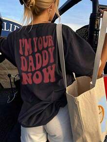 New Summer 2026 Collection: Women's T-Shirt - Casual Holiday T-Shirt With Round Neck And Short Sleeves, With Fun Print, Women's Top. Graphic T-Shirts For Women, Black Top - Summer Sets For Women, Unisex Holiday Clothes - 黑色 - 查看 1
