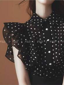 Women Blouses & Shirts - Black - View 3