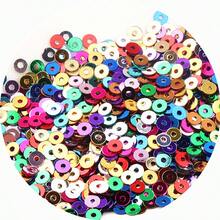 3-30毫米混色散装亮片，珠光圆形刺绣亮片，工艺品亮片，杯状亮片，适用于缝纫、圣诞节、婚礼、五彩纸屑装饰等，20克 - S - 查看 22