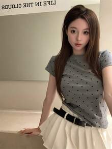 Women Tops - Grey - View 9