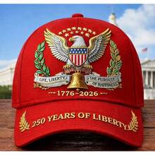 Cross-Border Popular Washed Cotton Hat For Men, Vintage Dad Hat, Retro Foreign Trade  Baseball Cap, Soft-Top Sun Protection Hat - Wheat Ears and Eagle Red - View 7