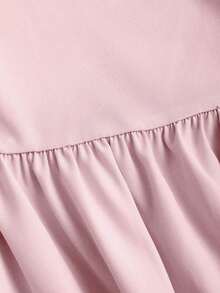 Vestido bandeau ajustado con hombros oblicuos para mujer - Verde Oscuro - Ver 9