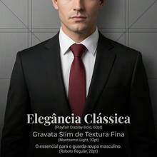 Men's Tie In A Solid Color, Matte Finish, Fine Texture, Ideal For Formal Suits, Weddings, Grooms, A Professional And Sophisticated Look. - Burgundy - View 1