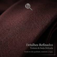 Men's Tie In A Solid Color, Matte Finish, Fine Texture, Ideal For Formal Suits, Weddings, Grooms, A Professional And Sophisticated Look. - Redwood - View 2