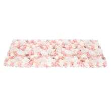 HOHOBLA 12PCS Artificial Flower Wall Panels 23.62x15.75in, Festive Party Backdrop, 3D Wedding Floral Background, Artificial Flower Wall Backdrop For Wedding Party Home Store Wall Decor [LOYALHEARTDY-BTG] - White, Yellow, Pink*HG-zJ581-774 - View 7
