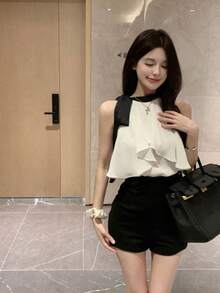 Women Tops - White - View 5