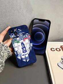 Tema del club de fútbol Pachuca azul y blancofunda de teléfono Fundas compatibles con ,Apple,VIVO,OPPO,,, y Honor.Fabricadas en silicona TPU,ofrecen protección contra golpes y caídas.regalos para mamá - Negro - Ver 4