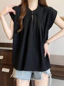Women Blouses & Shirts - Black - View 3