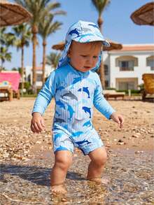 Baby Boys Swimwear - 淺藍色 - 查看 1