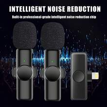 Wireless Clip-On Microphone, Compatible With IPhone And Type-C Interface, 2.4G Ultra-Low Latency Noise Reduction Chip, Suitable For Live Streaming, Interviews, Song Recording, Video Podcasts And Content Creators, 50mAh Rechargeable Battery - View 11