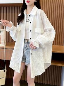 Women Blouses & Shirts - Black - View 7