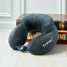 1pc Travel Pillow, U-Shaped Neck Pillow, Ultra-Lightweight Portable Headrest, Perfect For Airplane, Car, Home, Office, Sleep And Rest, Back To School Season - One Size Fits All - View 7