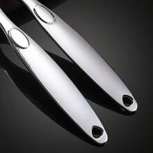 Pelador de acero inoxidable para cocina del hogar, cuchillo multiusos para pelar, herramienta para pelar patatas, manzanas, pepinos - Plateado - Ver 4