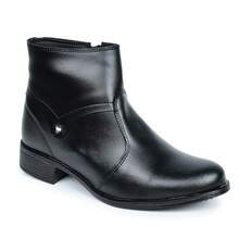 Vintage 208 Ankle Boot, Beautiful And Comfortable, Low-Cut, Low-Heeled. - 黑色 - 查看 3