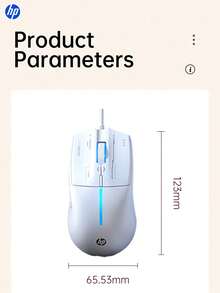 HP M100 有线迷你 USB 鼠标，紧凑型光学电脑鼠标，适用于办公和商务场合，符合人体工程学设计，游戏级体验，亲肤材质，握感舒适，便携式有线鼠标，适用于笔记本电脑和台式机，即插即用，兼容 Windows 和 iOS 系统。 - 查看 7