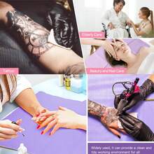 Pacote com 10/25/125 unidades de discos descartáveis para tatuagem/beleza/unhas/higiene bucal, impermeáveis e resistentes a óleo, multifuncionais e portáteis. - Multicolorido - Ver 4