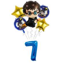 Warner Bros Harry Potter Themed Wizard Birthday Balloon Set, 1-9 Number Balloons Suitable For Magic Party Supplies - Cartoon Balloons - View 8