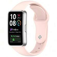 Soft Silicone Compatible With Huawei Band 10 9 8 Durable Comfortable Adjustable Size Smart Watch Straps For Men Women - one-size - View 9