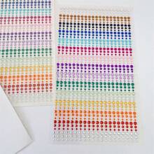 900pcs/1800pcs Gem Stickers Craft Jewelry - Self-Adhesive Rhinestone Stickers, Handmade Gem Rhinestone Stickers, Acrylic Shiny Heart-Shaped Stickers, Craft Supplies Suitable For DIY Craft Decoration - Shiny Acrylic Rhinestones For Jewelry Making, Hair Accessories, Home Craft Materials, Handmade Rhinestones, Crystal Decoration For Crafts, Gifts And Decor With Design Stickers - Multicolor - View 7